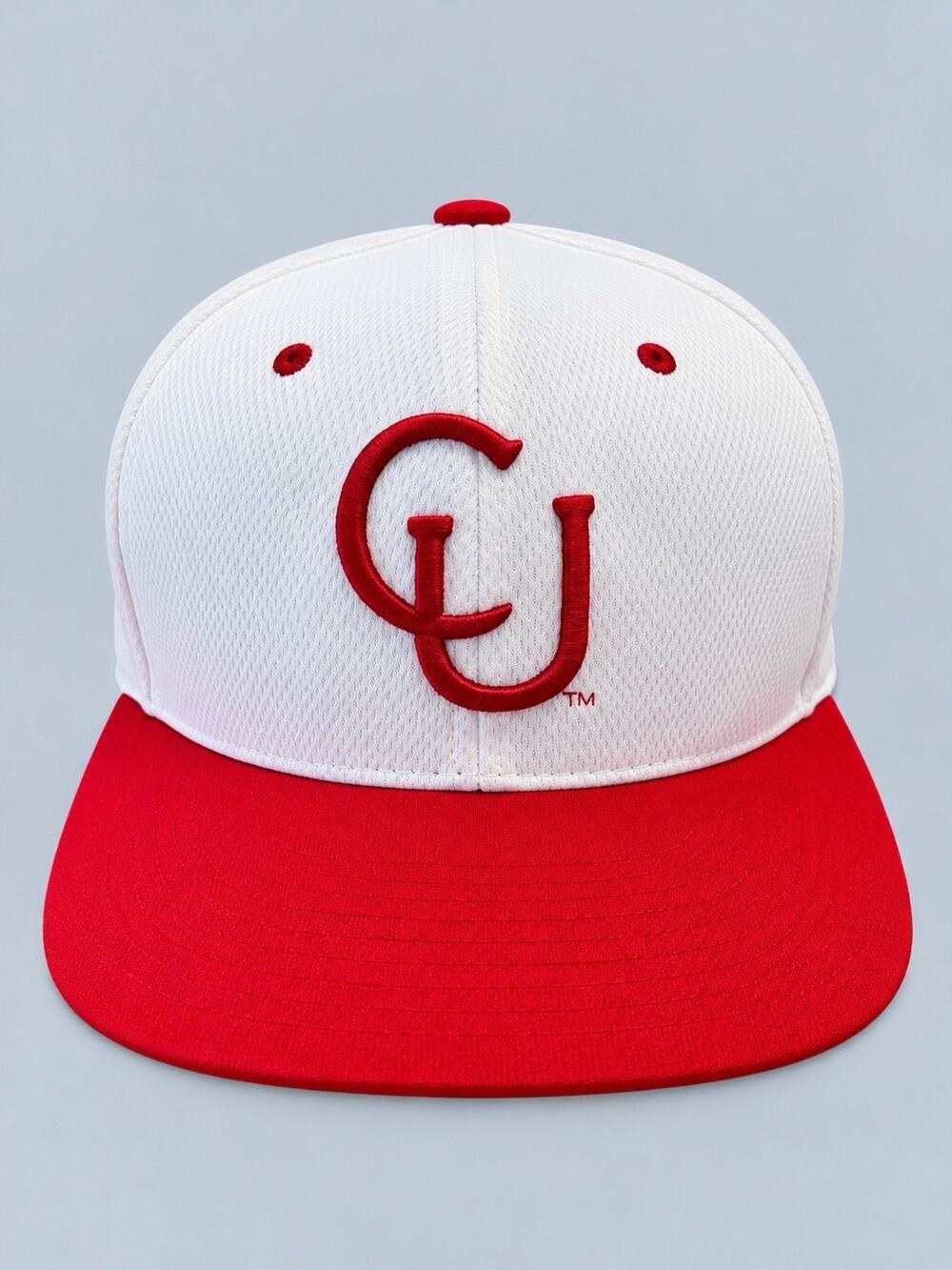 Cornell University Richardson PTS45 Fitted Baseball Cap 7 1/4 Red White CU New